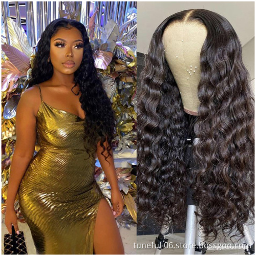 Lace Frontal Wig Vendors Wholesale Curly Transparent HD Lace Front Wigs For Black Women 100 Virgin Brazilian Human Hair Wigs